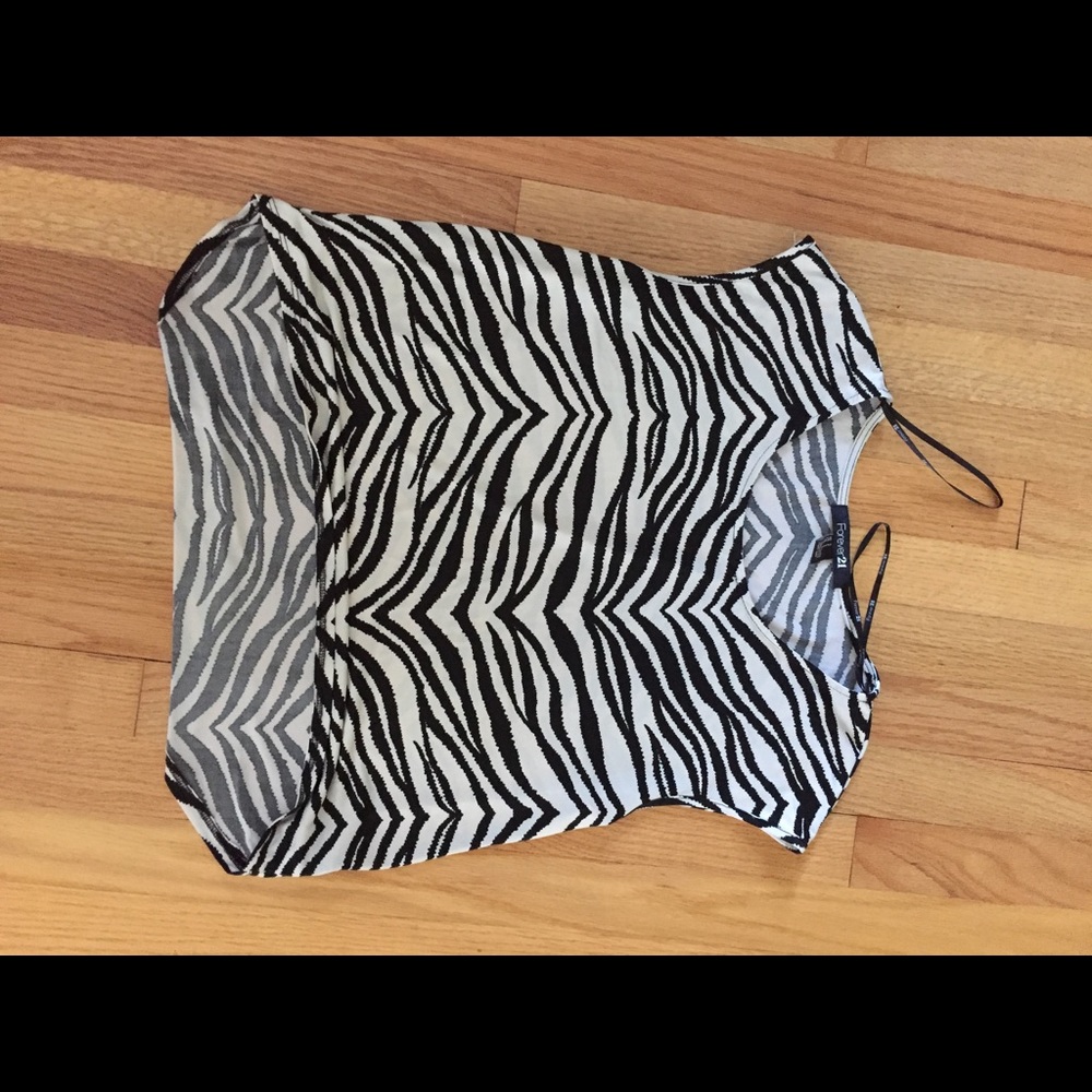 Zebra print blouse