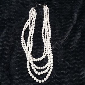 White "pearl " like necklace