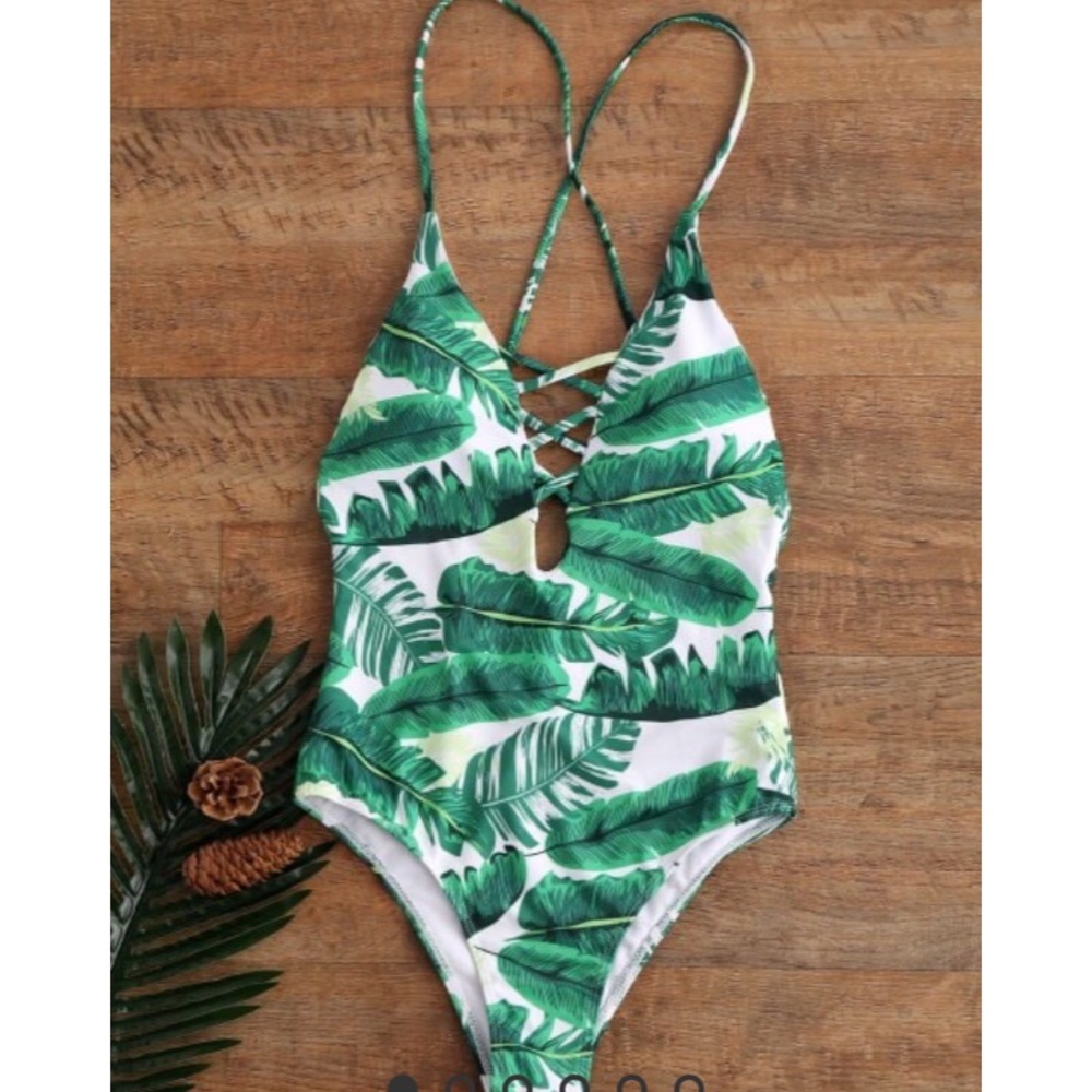 Palm leaf one piece