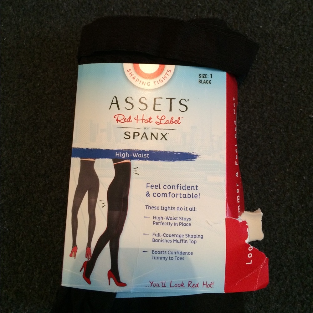 Black Assets Spanx Tights