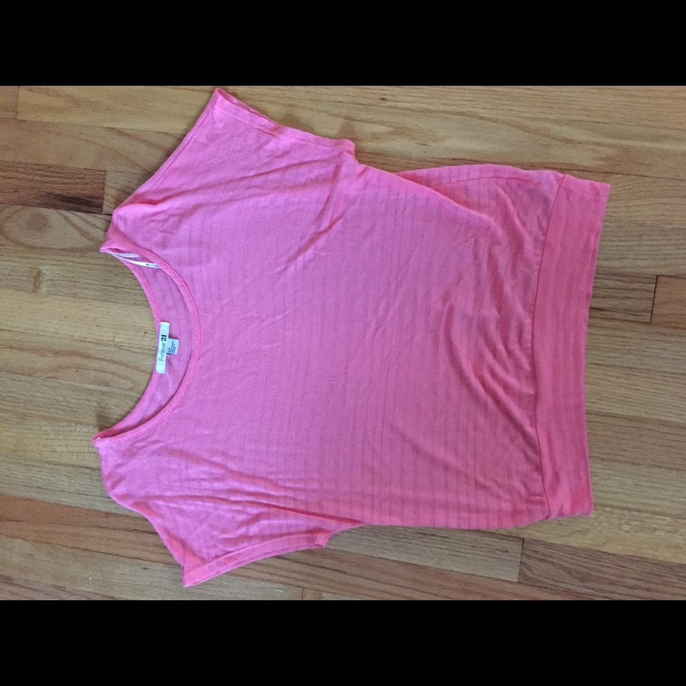 Knit pink top