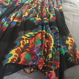 Zara multi-color scarf dress