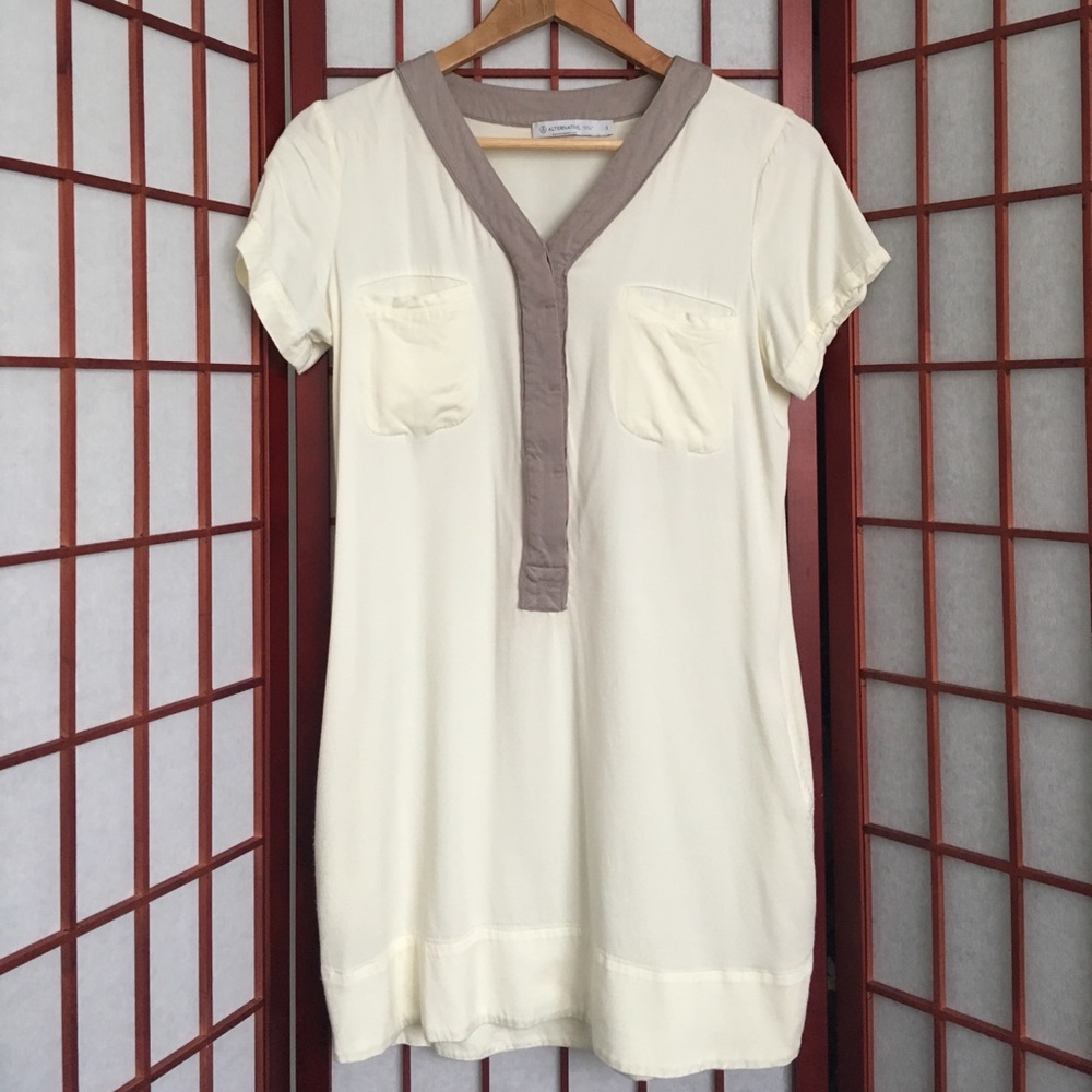 Alternative Apparel Cream Dress