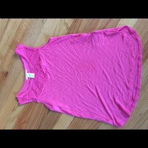 Pink tank top