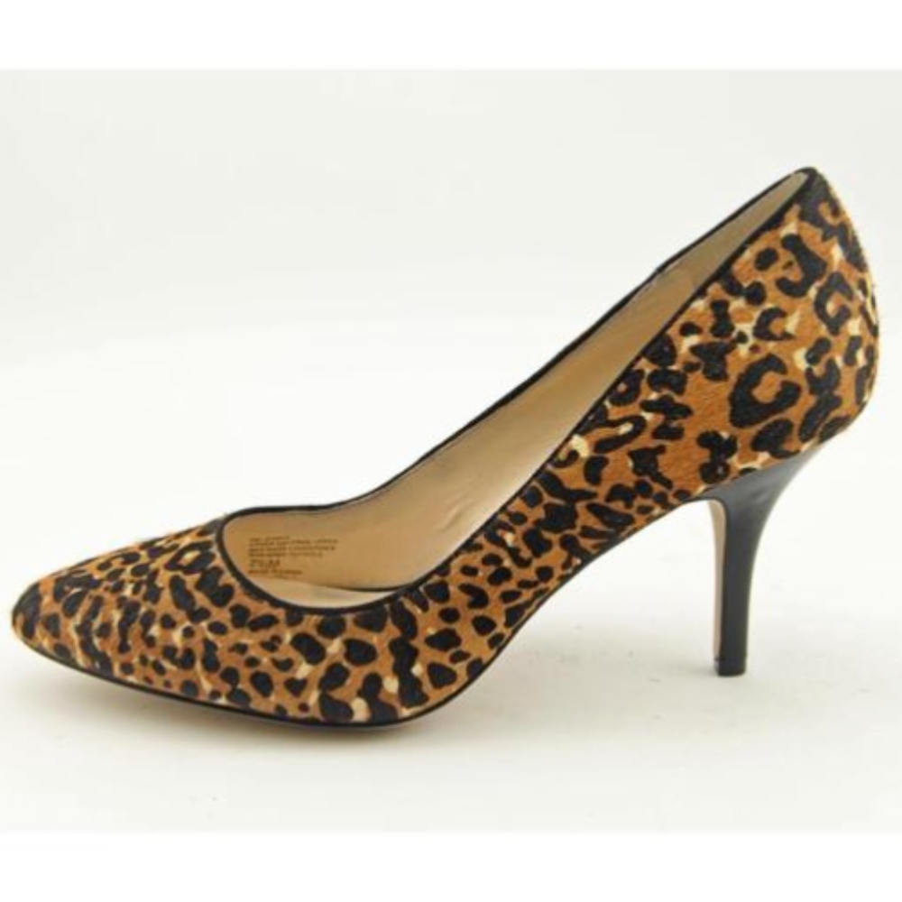 INC Leopard Print Calf Hair Pumps