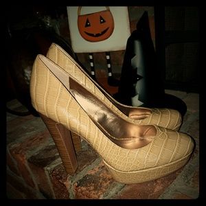 BCBGeneration Stacked Heel Platforms