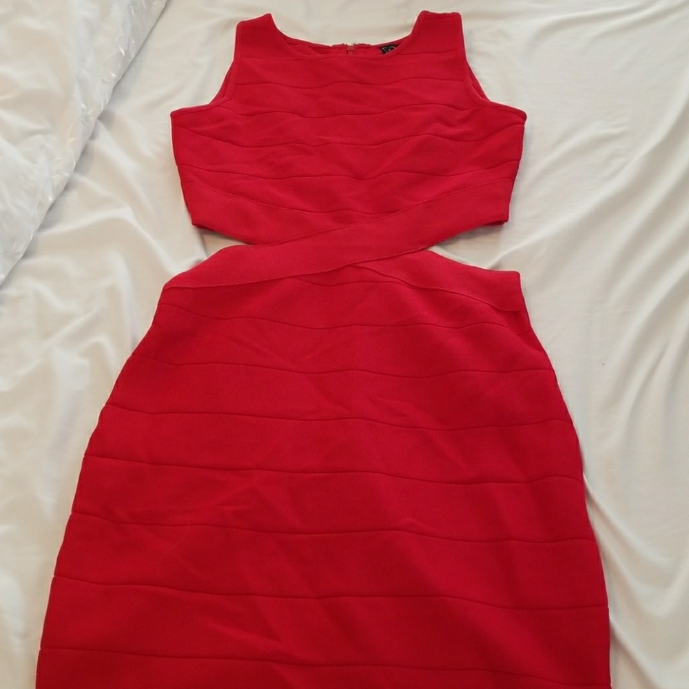 Red Windsor dress