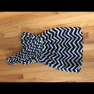 Black & White Chevron dress