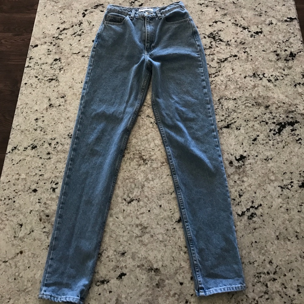 American Apparel High Waisted Jeans