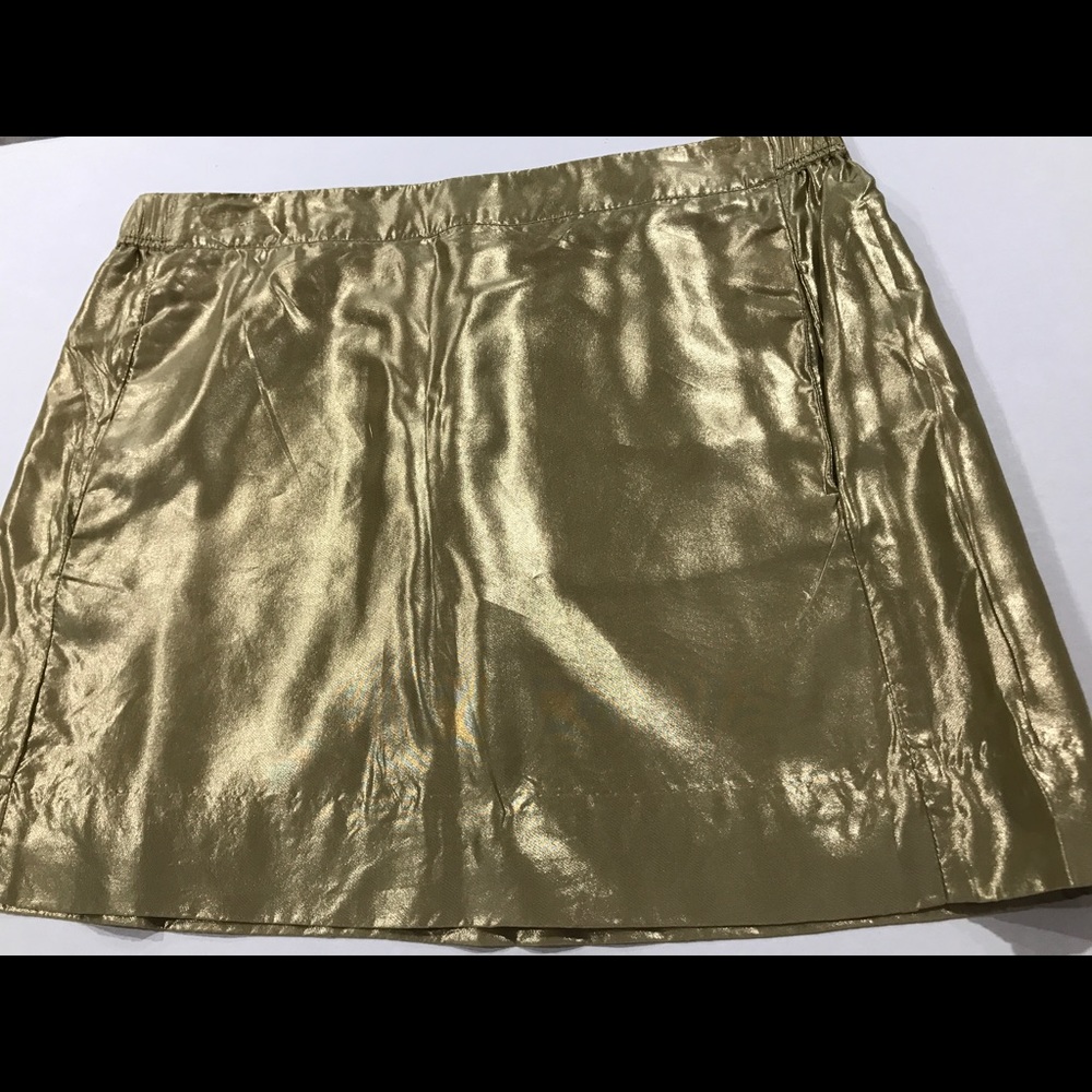 J. Crew 100% Silk Skirt w/ Pockets Size 8