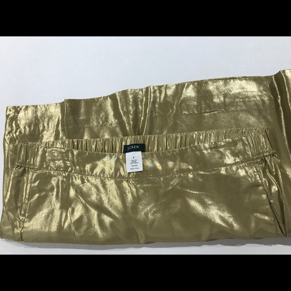 J. Crew 100% Silk Skirt w/ Pockets Size 8 - Picture 3 of 5