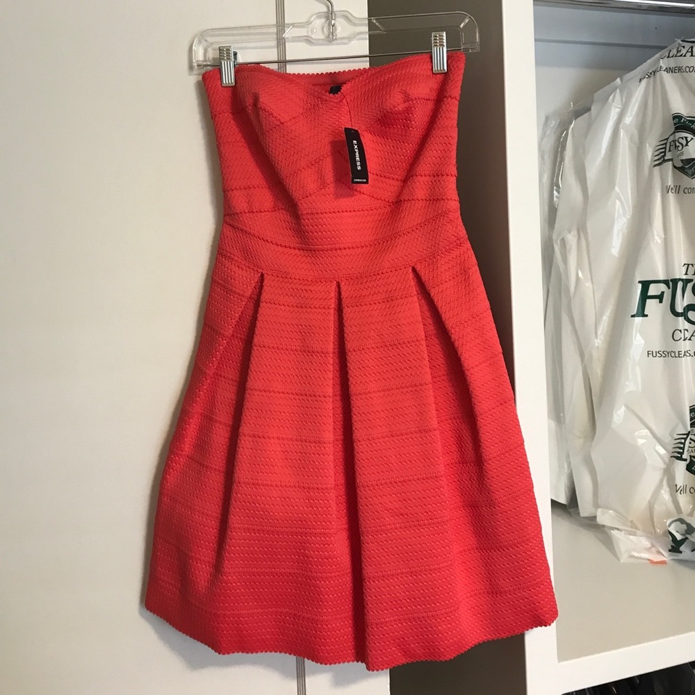 Coral dress
