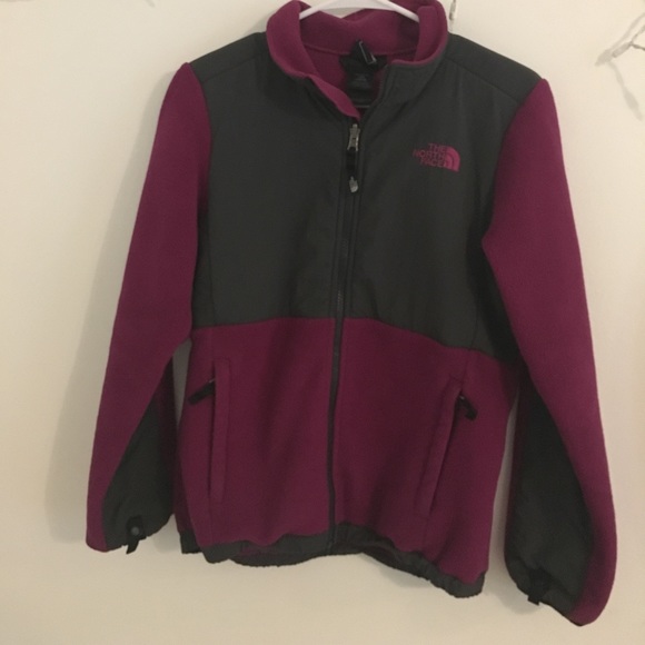 north face magenta zip up jacket - Picture 2 of 4