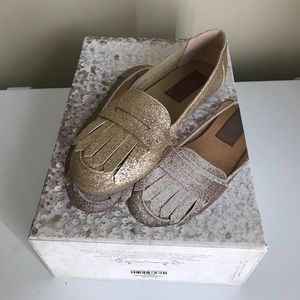Gold - Kids loafers