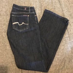 7 For All Mankind Dark Wash Jeans Bootcut