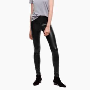Aritzia Wilfred Daria Pant faux Leather Legging /M