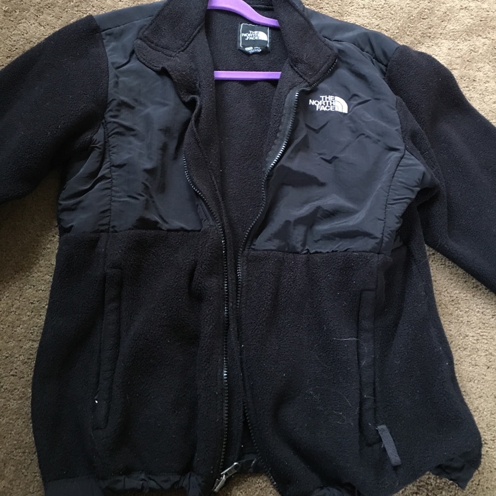 Black North Face Denali jacket