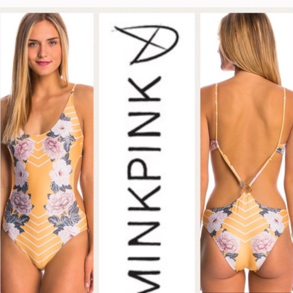 MINKPINK swimsuit! Brand new tags NWT. Open back!
