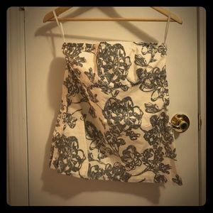 JCrew strapless shirt