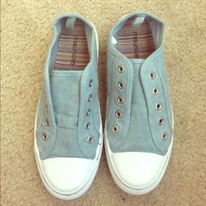 Denim slip on sneaker