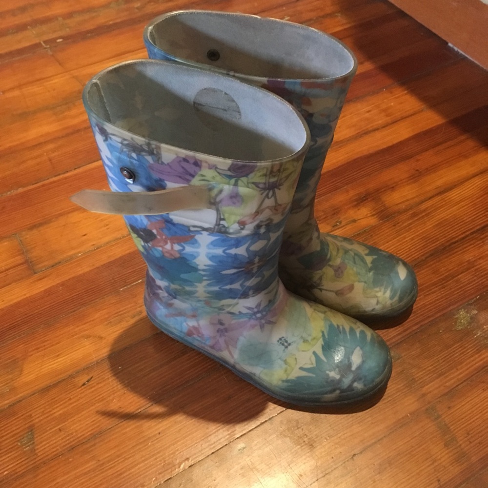 Flowery Rainboots