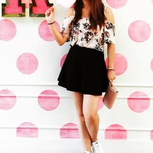 Baby pink leather wallet