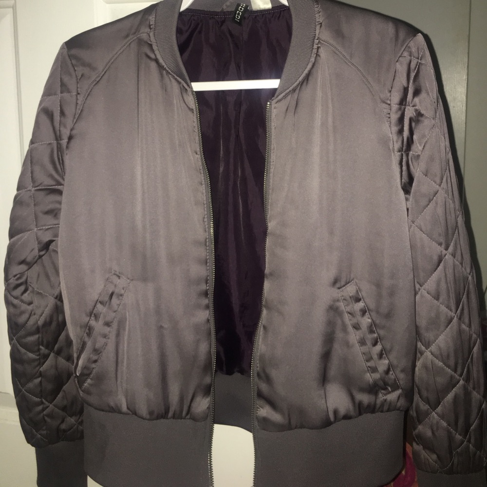 Grey H&M Bomber Jacket
