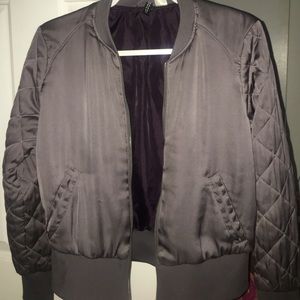 Grey H&M Bomber Jacket