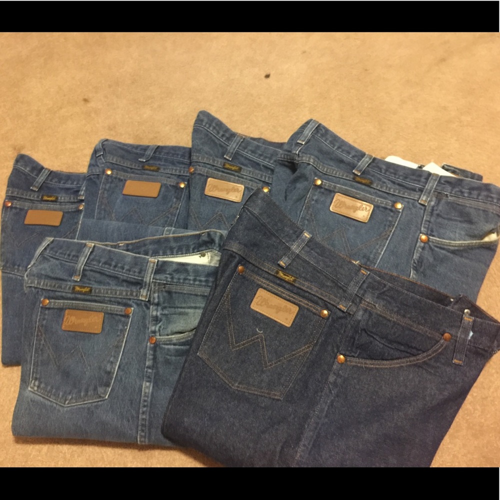 Wrangler Cowboy 🤠 blue jeans 👖 each