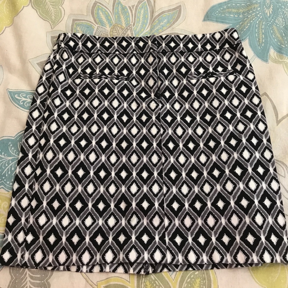 Black and white skirt