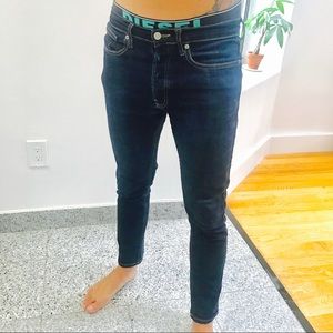 Topman indigo stretch slim style jeans size 32