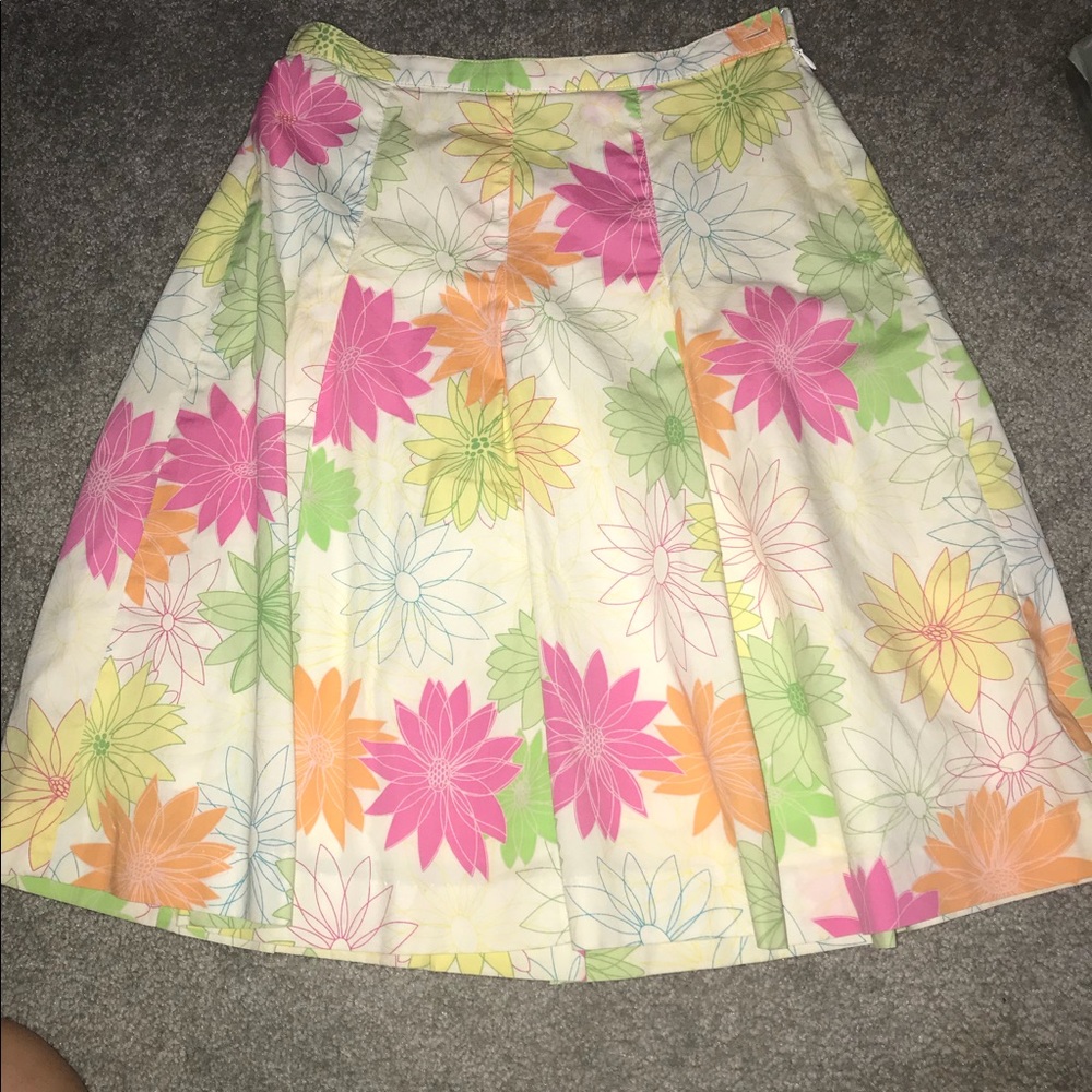 Floral A-Line Skirt