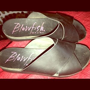 Blowfish size 9 worn twice... slides