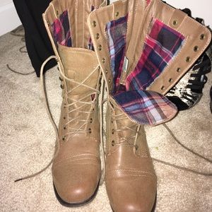 Steve madden combat boots