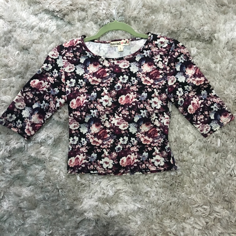 Floral crop top