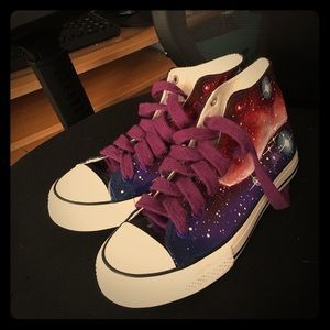 Hand Painted Galaxy Coavespot Sneakers