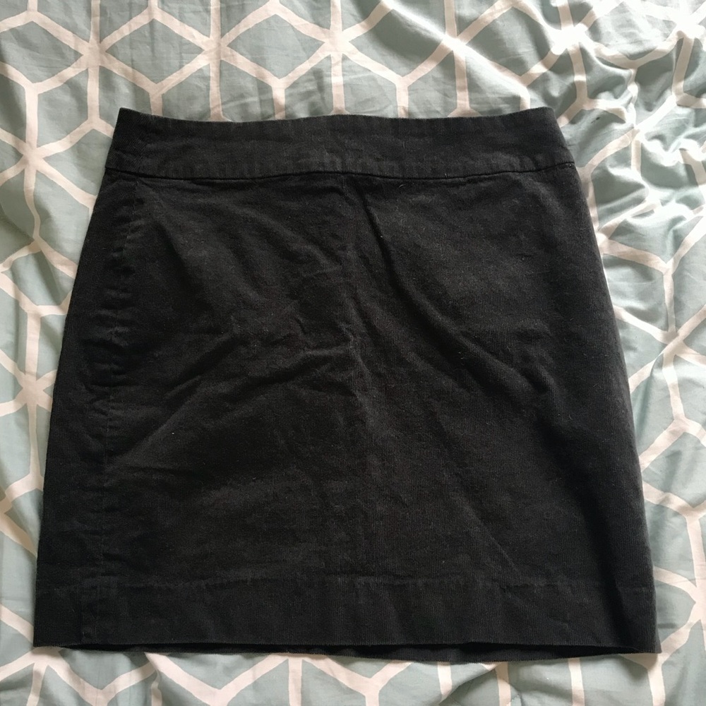 Dark grey corduroy Banana Republic Skirt