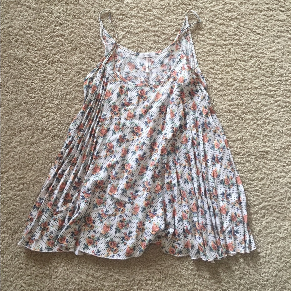 Floral tank top
