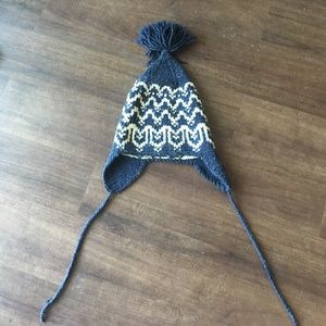 Navy Hollister knit beanie