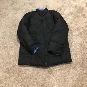 Lands end down reversible coat