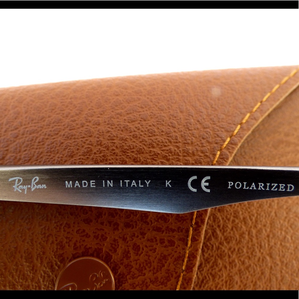 100% Authentic Ray-Ban Polarized Pilot Sunglasses! - Picture 7 of 7