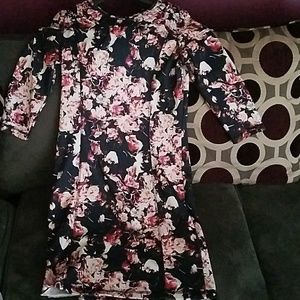 Floral print dress