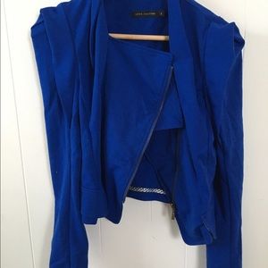 Royal blue Moto jacket