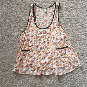 Floral crop top