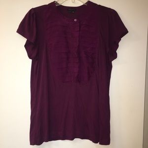 Theory cotton/silk purple blouse - S/P