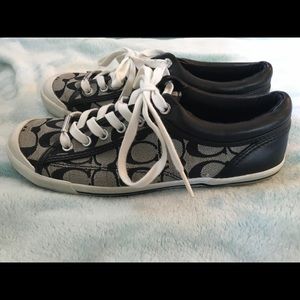 Coach shoes: black & grey