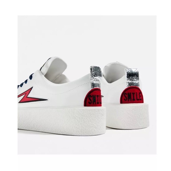 SOLD 📦❗️ZARA PLATFORM PLIMSOLLS PATCHES SNEAKERS - Picture 7 of 8