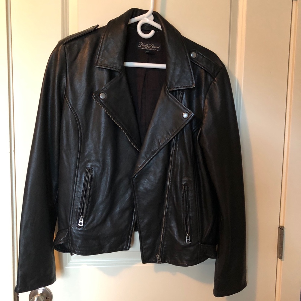 Lucky brand leather jacket