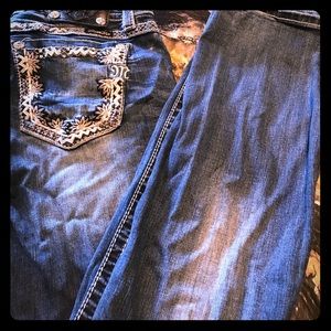 MissMe size 30 signature boot jeans