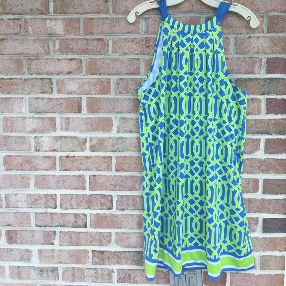 Mudpie Game Day High Neck halter Dress Size Large